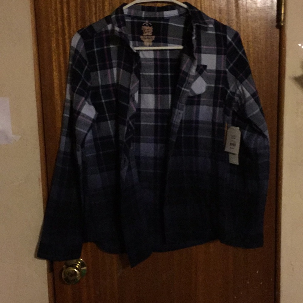 Flannel button up shirt